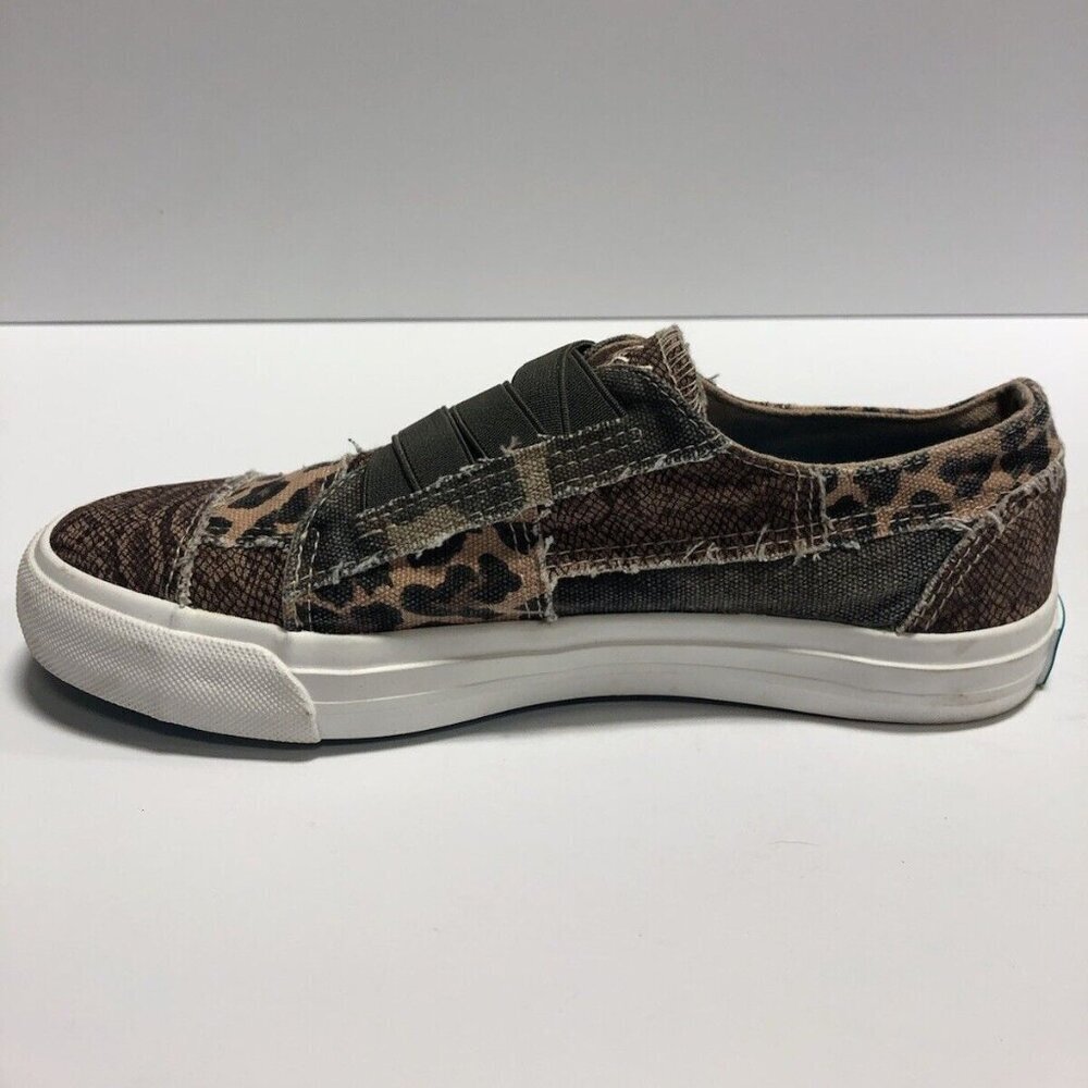 Blowfish Malibu Women’s Marley, Leopard Print Slip-On Shoes, Size 7 M